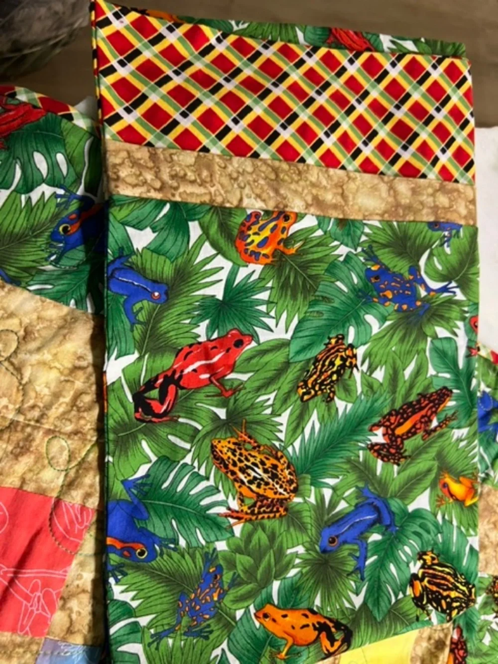 NWOT Handmade Children's or Decorative Quilt and Pillowcase Set